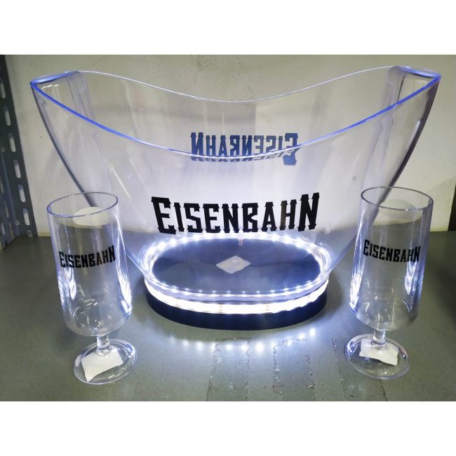 Balde de Gelo com Led Personalizado